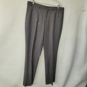 Kenneth Cole New‎ York Gray Wool Dress Pants Men's Size 38x34 Regular Fit Office
